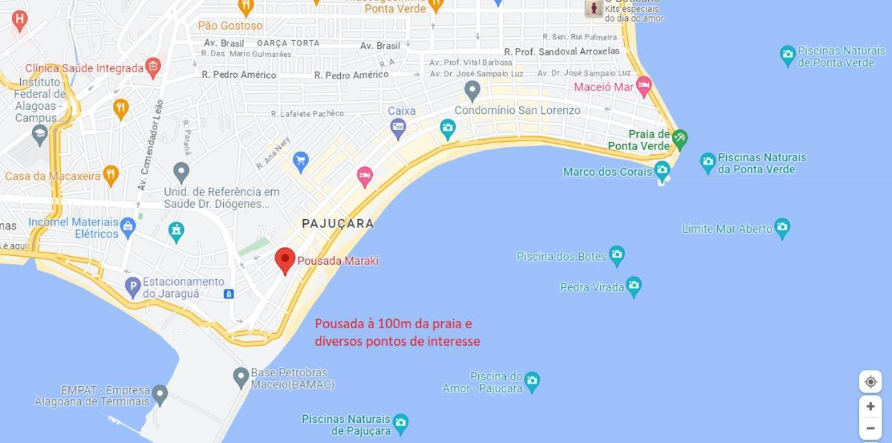 Pousada Maraki Hotell Maceió Eksteriør bilde